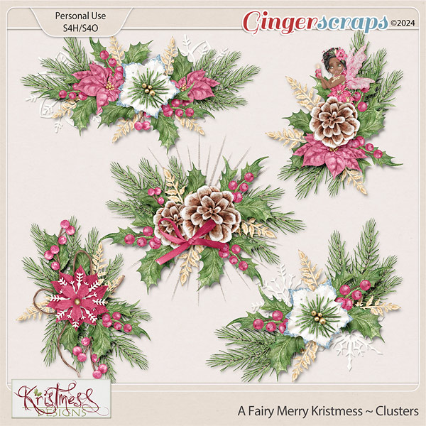 A Fairy Merry Kristmess Clusters