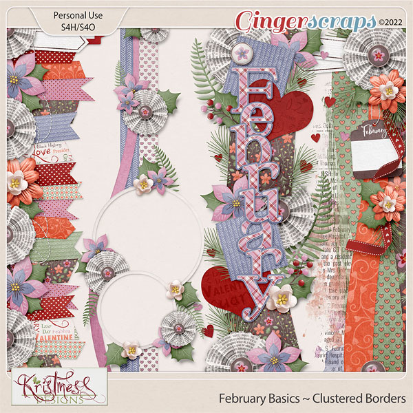 February Basics Clustered Borders