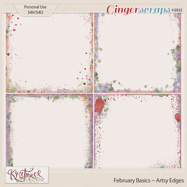 February Basics Artsy Edges