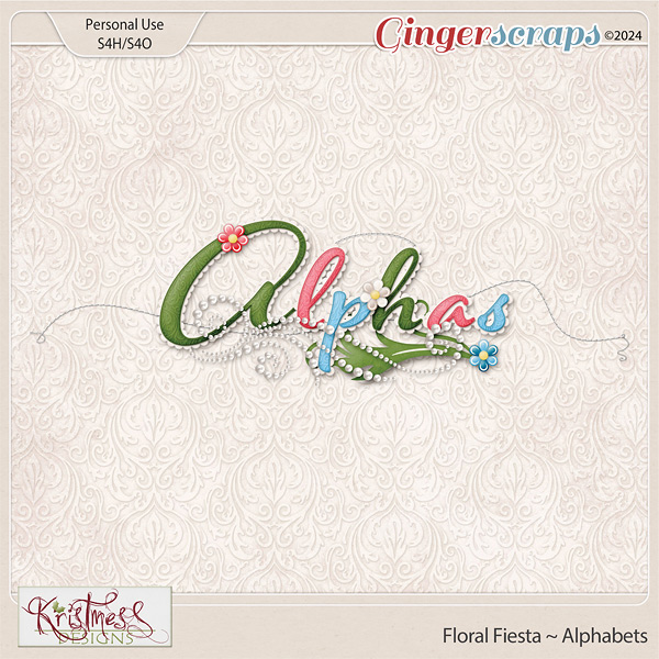 Floral Fiesta Alphabets