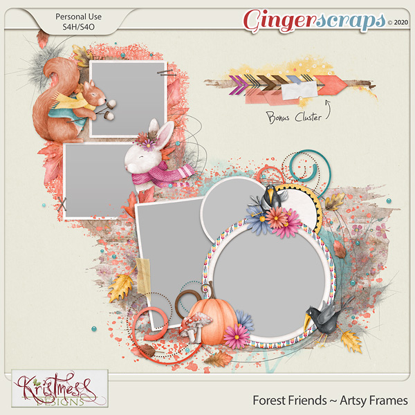 Forest Friends Artsy Frames