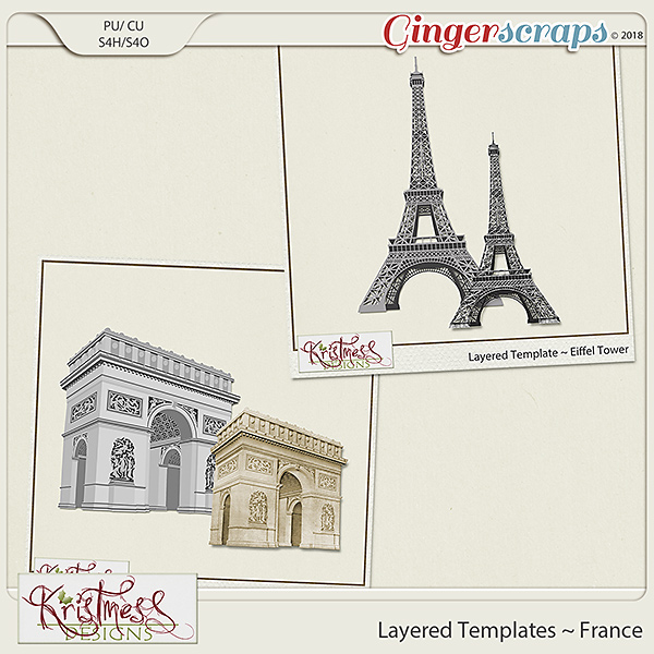 CU Layered Templates ~ France Bundle