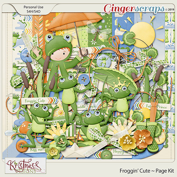 Froggin' Cute Page Kit