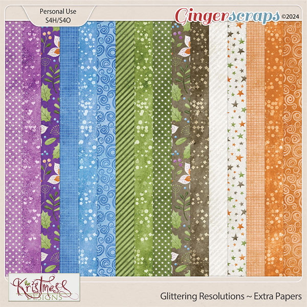Glittering Resolutions Extra Papers