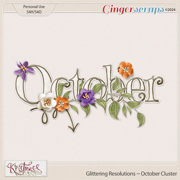 Glittering Resolutions October Cluster