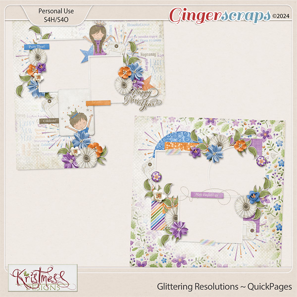 Glittering Resolutions QuickPages