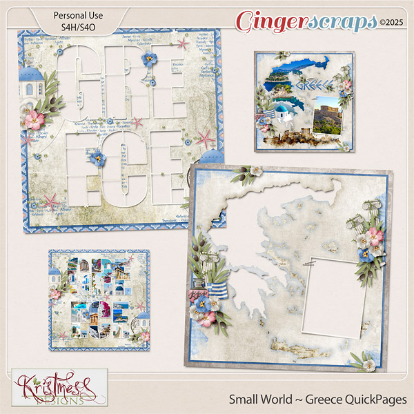 Small World ~ Greece QuickPages