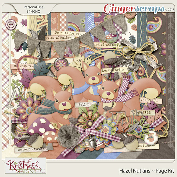 Hazel Nutkins Page Kit