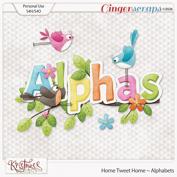 Home Tweet Home Alphabets