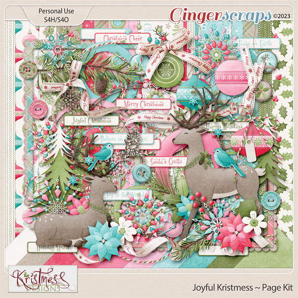 Joyful Kristmess Page Kit