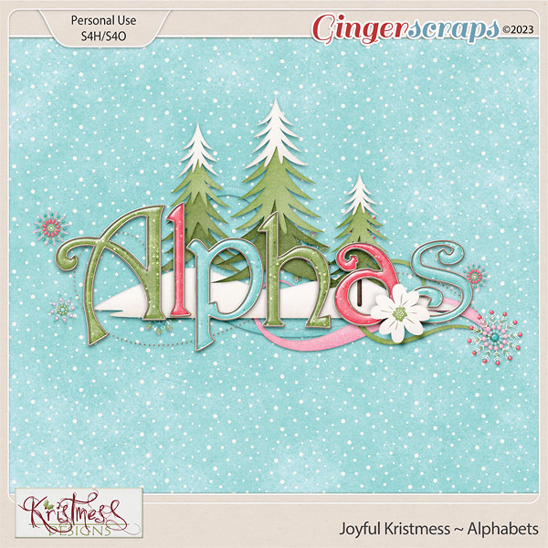 Joyful Kristmess Alphabets