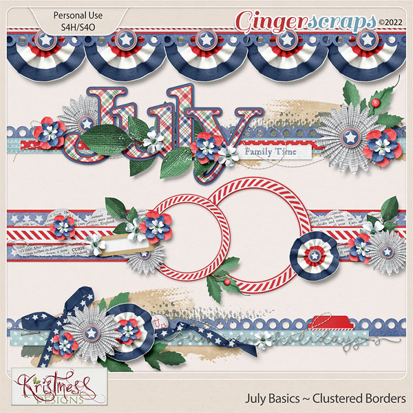 July Basics Clustered Borders