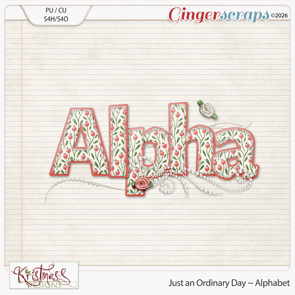 Just an Ordinary Day Alphabet