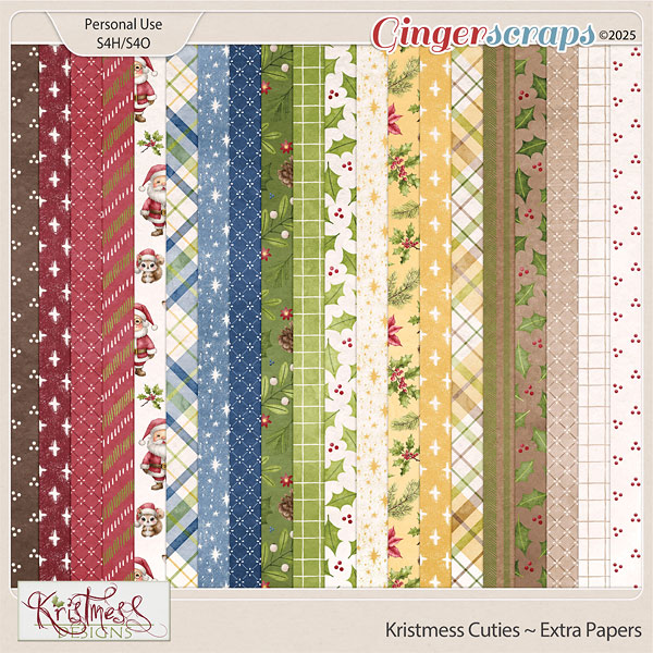 Kristmess Cuties Extra Papers