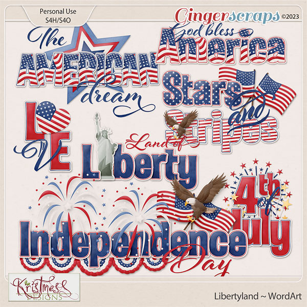 Libertyland WordArt