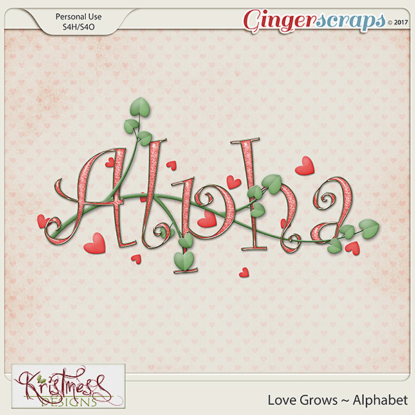 Love Grows Alphabet