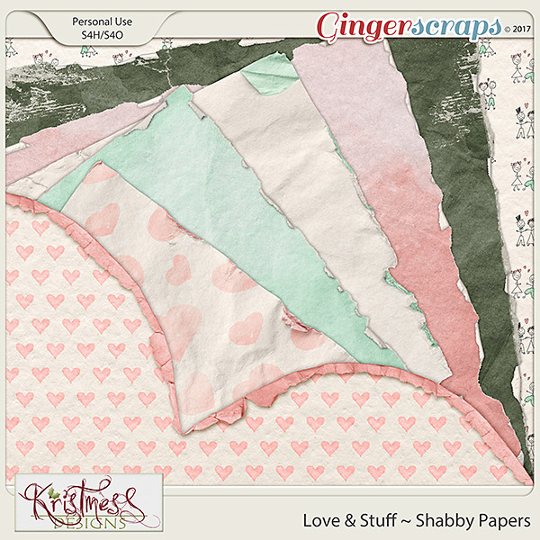 Love & Stuff Shabby Papers