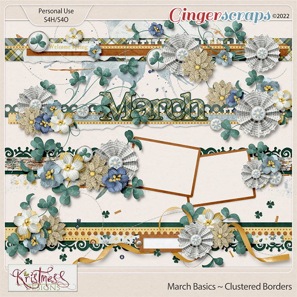 March Basics Clustered Borders