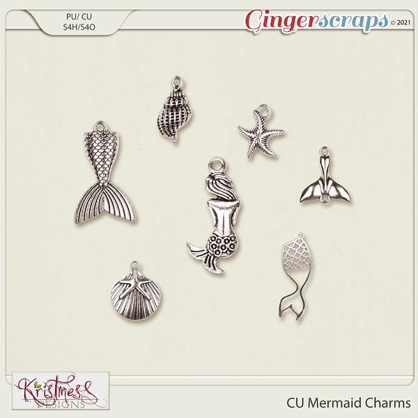 CU Mermaid Charms