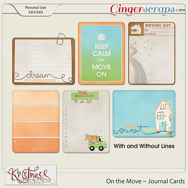 On the Move Journal Cards