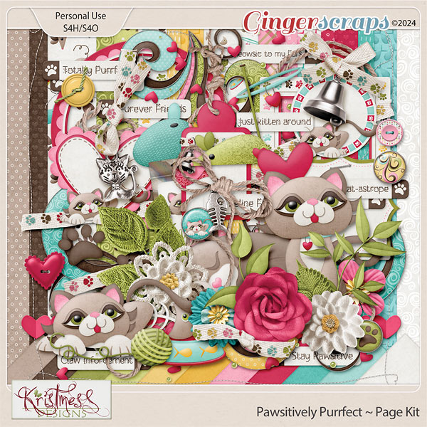 Pawsitively Purrfect Page Kit