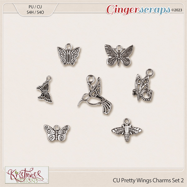 CU Pretty Wings Charms Set 2