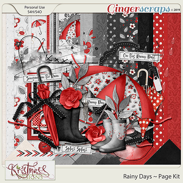 Rainy Days Page Kit
