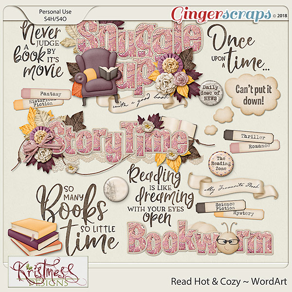 Read Hot & Cozy WordArt