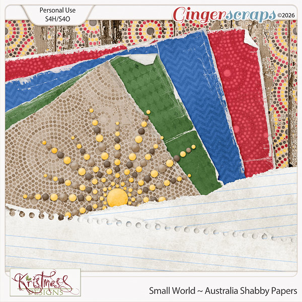 Small World - Australia Shabby Papers