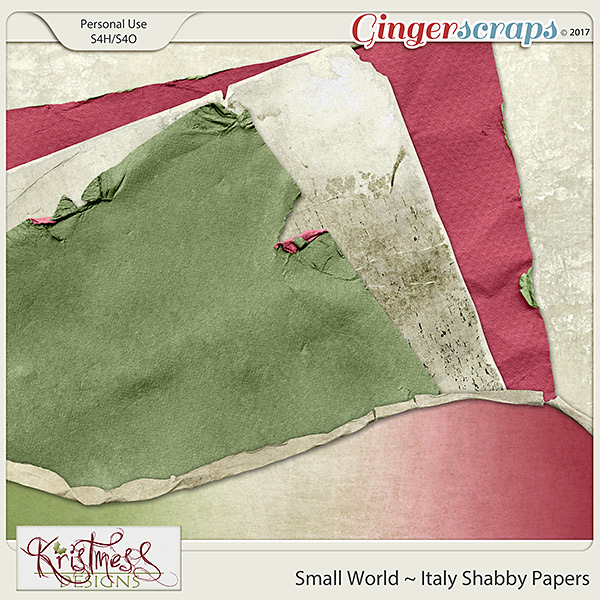 Small World ~ Italy Shabby Papers