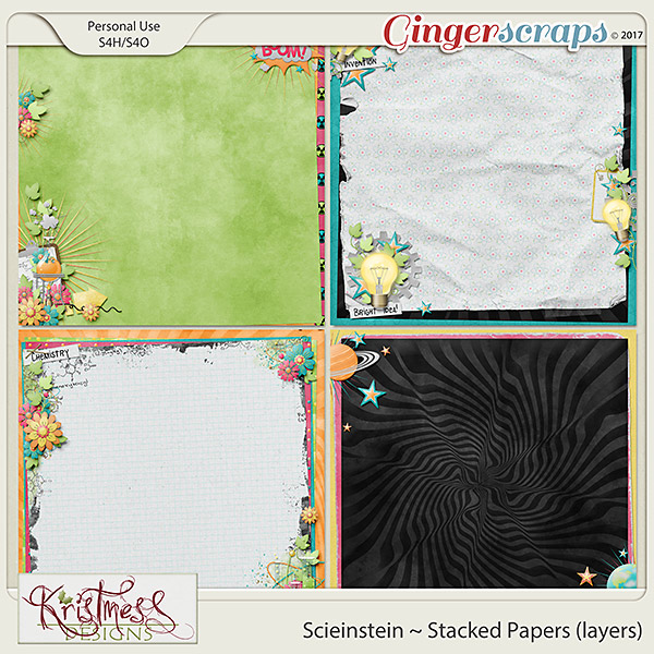 Scieinstein Stacked Papers (layers)