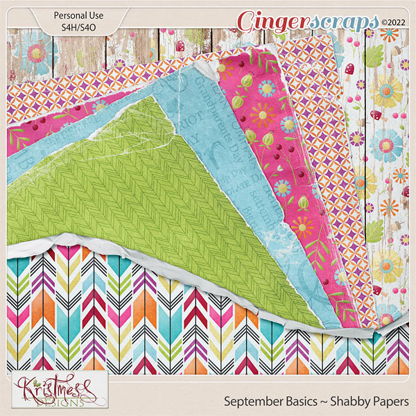 September Basics Shabby Papers