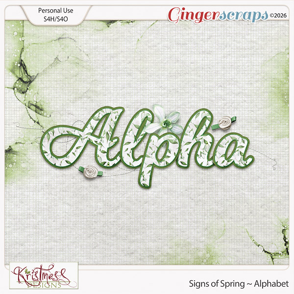 Signs of Spring Alphabet