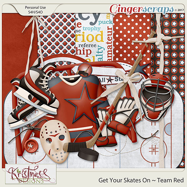 Get Your Skates On ~ Team Red Mini Kit