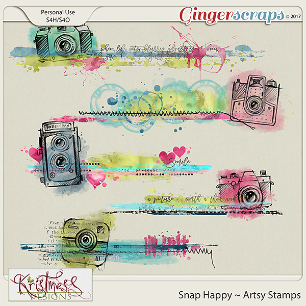 Snap Happy Artsy Stamps