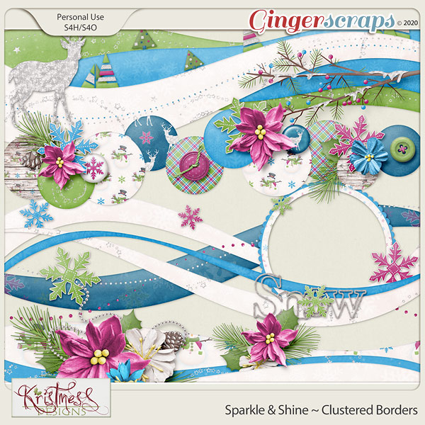 Sparkle & Shine Clustered Borders