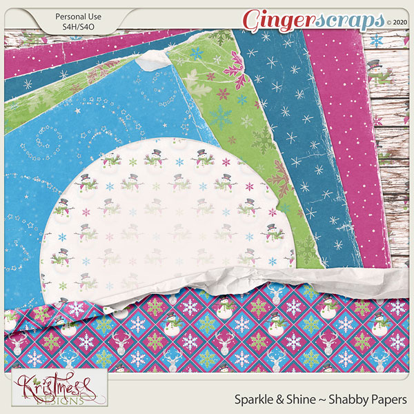Sparkle & Shine Shabby Papers