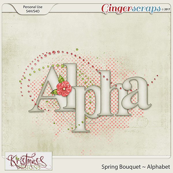 Spring Bouquet Alphabet