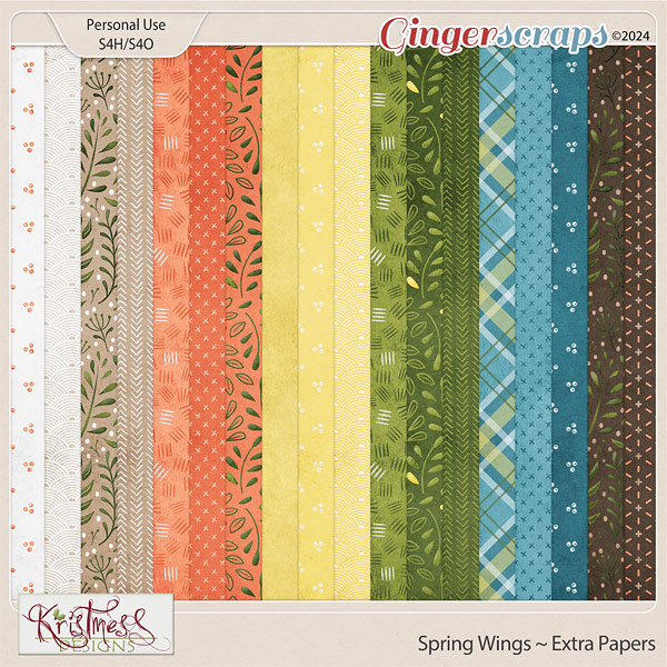 Spring Wings Extra Papers