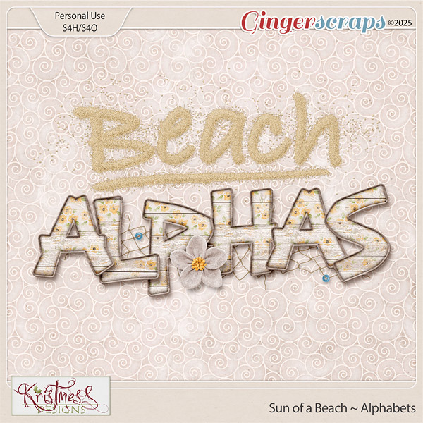 Sun of a Beach Alphabets