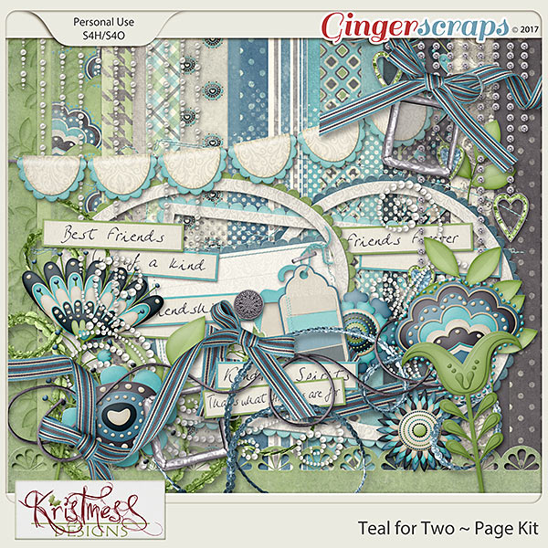 Teal for Two Page Kit
