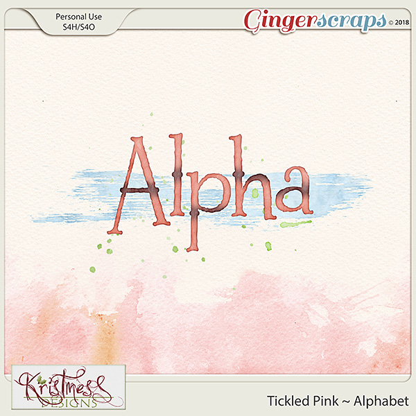 Tickled Pink Alphabet