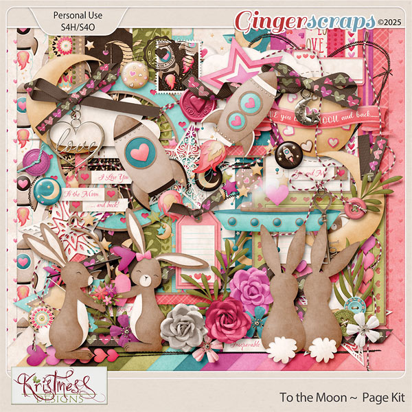 To the Moon Page Kit