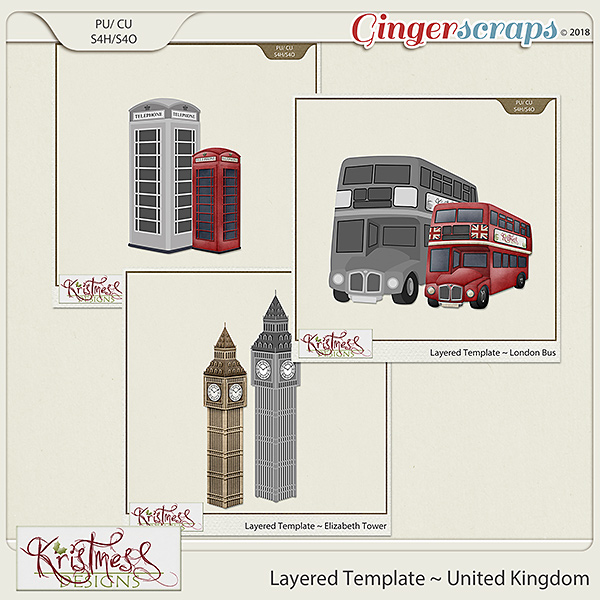 CU Layered Templates ~ UK Bundle
