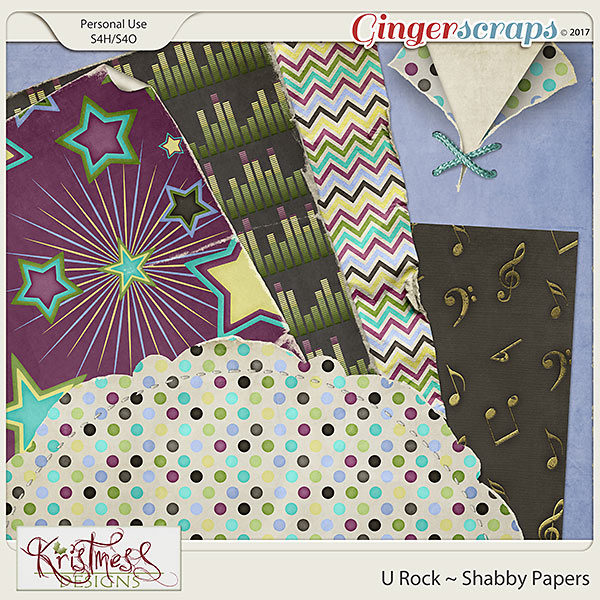 U Rock Shabby Papers