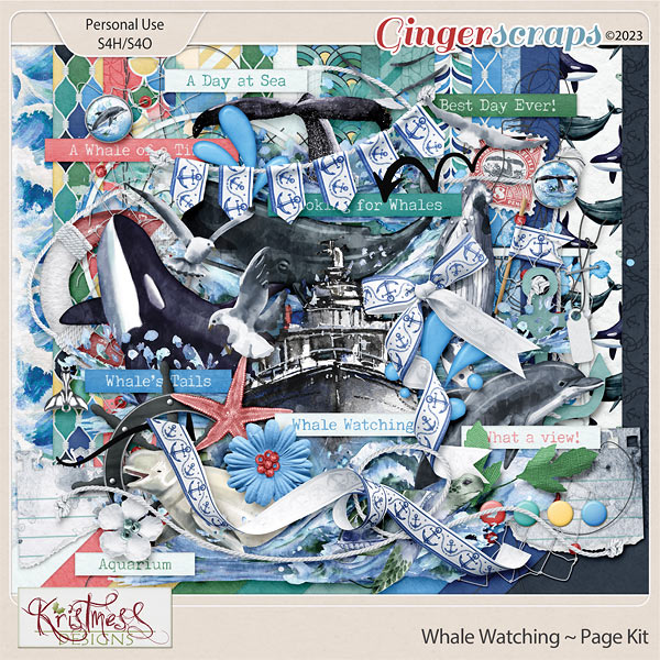 Whale Watching Page Kit
