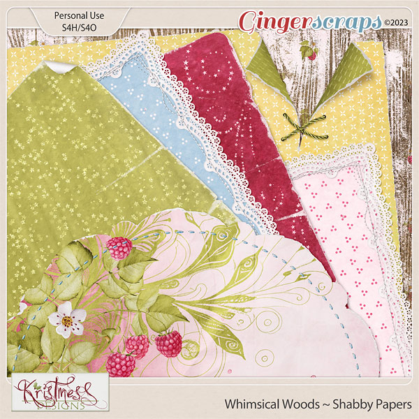 Whimsical Woods Shabby Papers