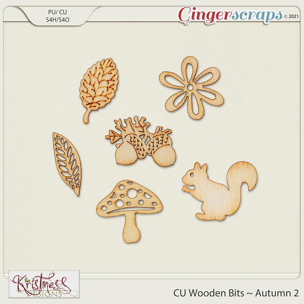 CU Wooden Bits ~ Autumn 2