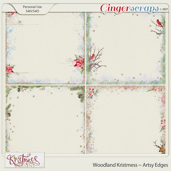 Woodland Kristmess Artsy Edges