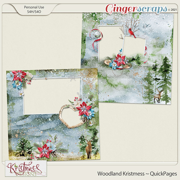 Woodland Kristmess QuickPages